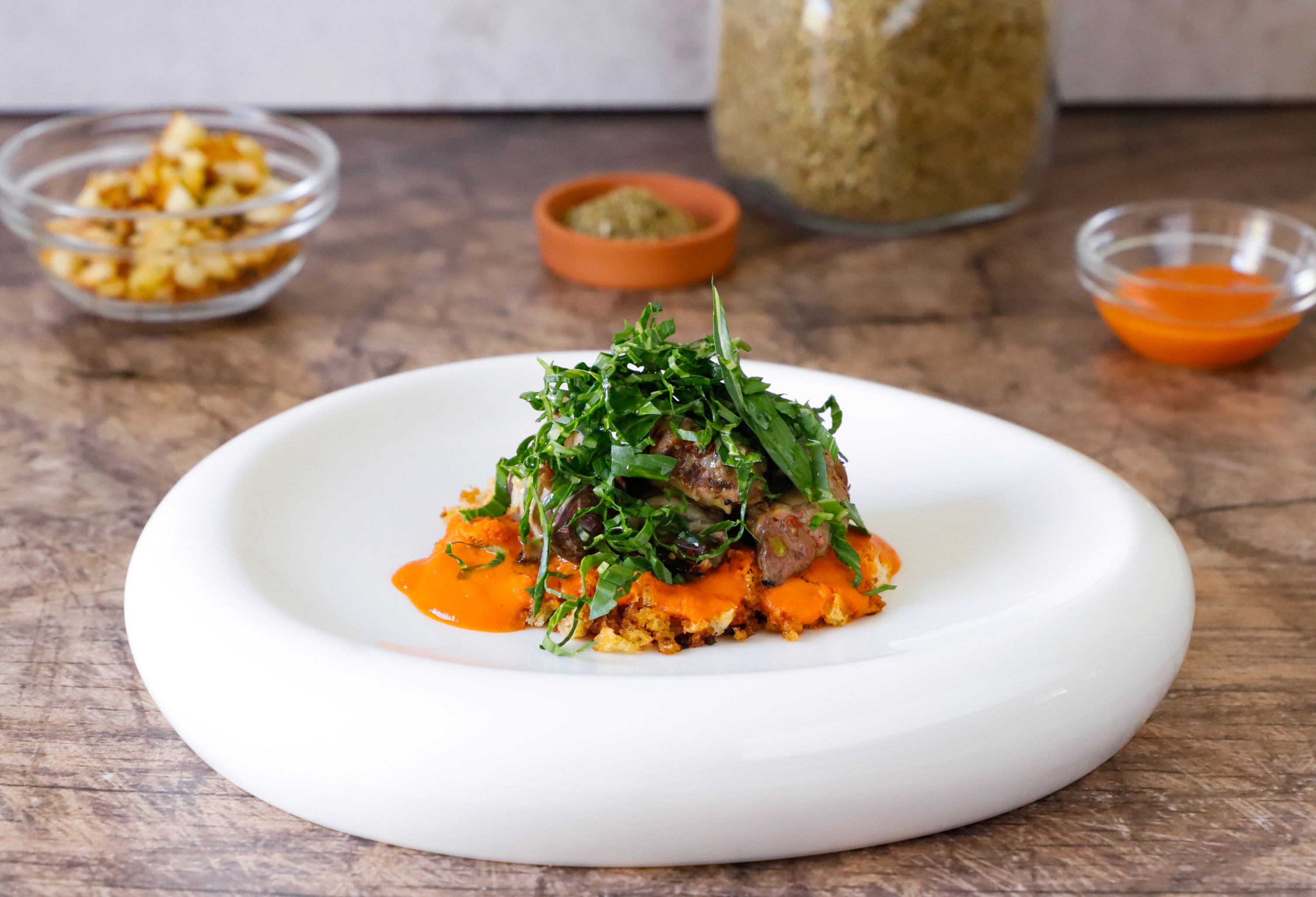 Gnummareddi e focaccia